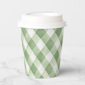 Rustic Locally Grown Neutral Sprout Baby Shower 紙コップ (正面)