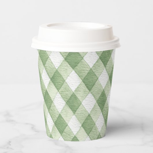 Rustic Locally Grown Neutral Sprout Baby Shower 紙コップ (正面)