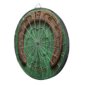 Rustic Lucky Horse Shoe Irish Personalized ダーツボード (正面右)