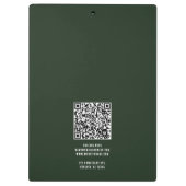 Rustic Masculine Forest Mountains Outdoors クリップボード (裏面)