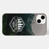 Rustic Masculine Forest Mountains Outdoors Case-Mate iPhoneケース (裏面 (横))