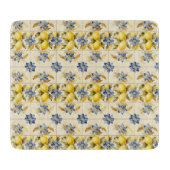 Rustic Mediterranean Lemon Tile MH26 カッティングボード (正面)