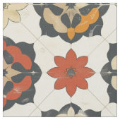 Rustic Mediterranean Tile ファブリック (クローズアップ)