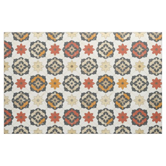 Rustic Mediterranean Tile ファブリック (ファットクウォーター)