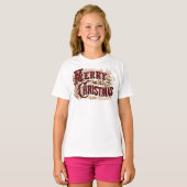 Rustic Merry Christmas Tシャツ (正面フル)