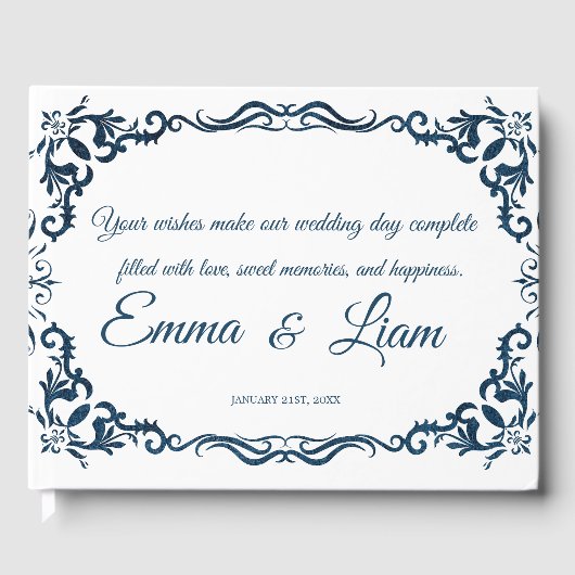 Rustic Mexican Wedding Guest Book  ゲストブック (正面)