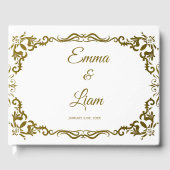 Rustic Mexican Wedding Guest Book  ゲストブック (正面)