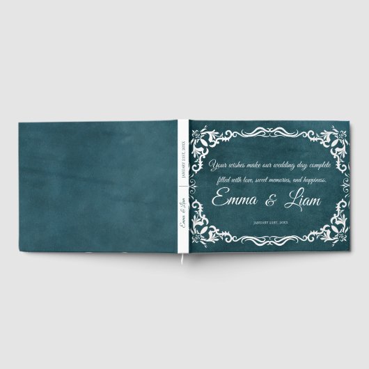 Rustic Mexican Wedding Guest Book  ゲストブック (全面)