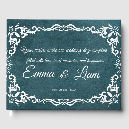 Rustic Mexican Wedding Guest Book  ゲストブック (正面)