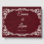 Rustic Mexican Wedding Guest Book  ゲストブック (正面)