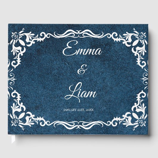 Rustic Mexican Wedding Guest Book  ゲストブック (正面)