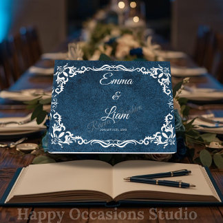 Rustic Mexican Wedding Guest Book  ゲストブック