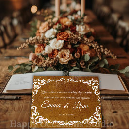 Rustic Mexican Wedding Guest Book  ゲストブック