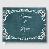 Rustic Mexican Wedding Guest Book  ゲストブック (正面)