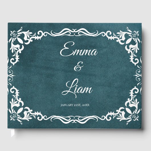 Rustic Mexican Wedding Guest Book  ゲストブック (正面)