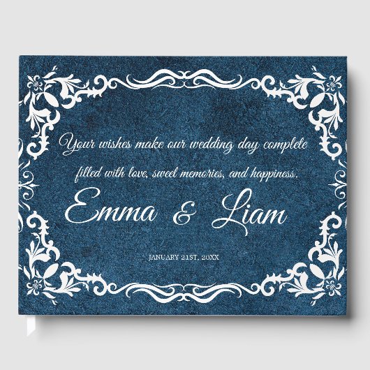 Rustic Mexican Wedding Guest Book  ゲストブック (正面)