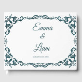 Rustic Mexican Wedding Guest Book  ゲストブック (正面)