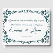 Rustic Mexican Wedding Guest Book  ゲストブック (正面)