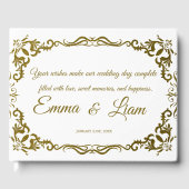 Rustic Mexican Wedding Guest Book  ゲストブック (正面)