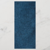 Rustic Mexican Wedding Menu Card メニュー (裏面)