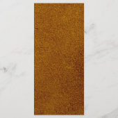 Rustic Mexican Wedding Menu Card メニュー (裏面)