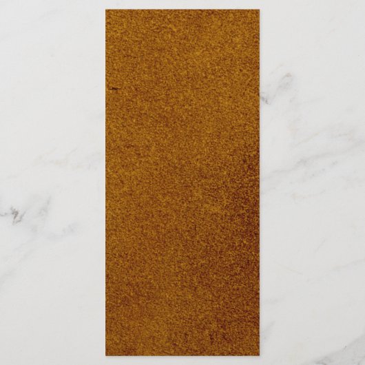 Rustic Mexican Wedding Menu Card メニュー (裏面)