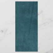 Rustic Mexican Wedding Menu Card メニュー (裏面)