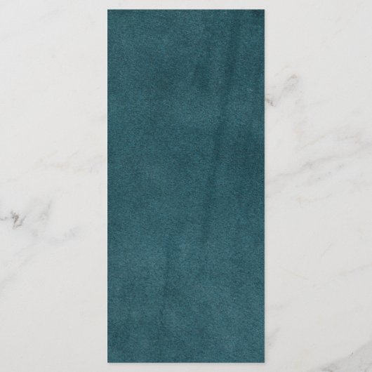 Rustic Mexican Wedding Menu Card メニュー (裏面)