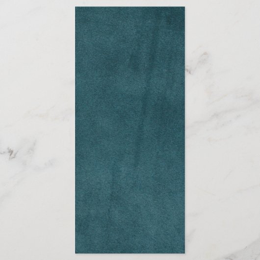 Rustic Mexican Wedding Menu Card メニュー (裏面)