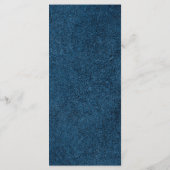 Rustic Mexican Wedding Menu Card メニュー (裏面)