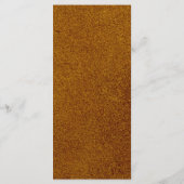 Rustic Mexican Wedding Menu Card メニュー (裏面)