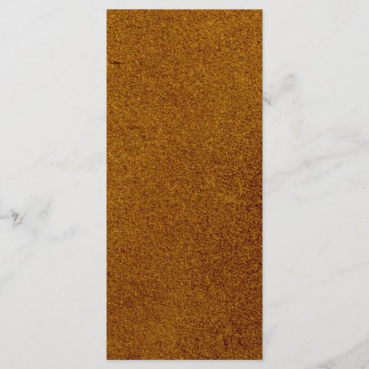 Rustic Mexican Wedding Menu Card メニュー (裏面)