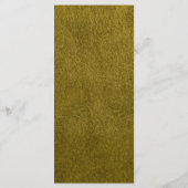 Rustic Mexican Wedding Menu Card メニュー (裏面)