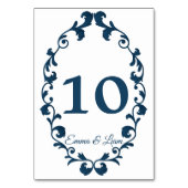 Rustic Mexican Wedding Table Number Card テーブルナンバー (裏面)
