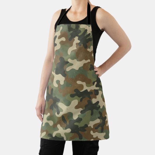 Rustic Military Camo Pattern エプロン (インサイチュ)