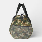 Rustic Military Camo Pattern ダッフルバッグ (右)