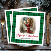 Rustic Minimal Style Gathering Christmas Scene 