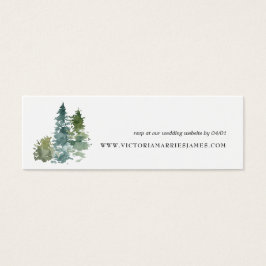 Rustic Minimalist ウェディング ウェブサイト RSVP カード