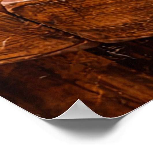 Rustic Mixed Berries Still Life a Cozy Food ポスター (角)