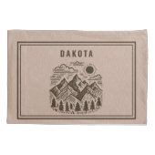 Rustic Modern Mountain Custom 枕カバー (裏面)