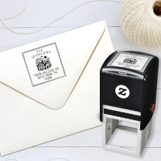 Rustic Modern Mountains Custom セルフインキングスタンプ