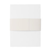 Rustic Modern Script Personalized Wedding  招待状ベリーバンド (裏面例)