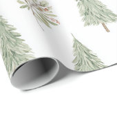 Rustic Monogran Woodland ラッピングペーパー (ロールコーナー)