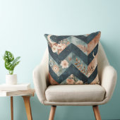 Rustic Moon Floral Chevron Earthy Pattern (9) クッション (椅子)