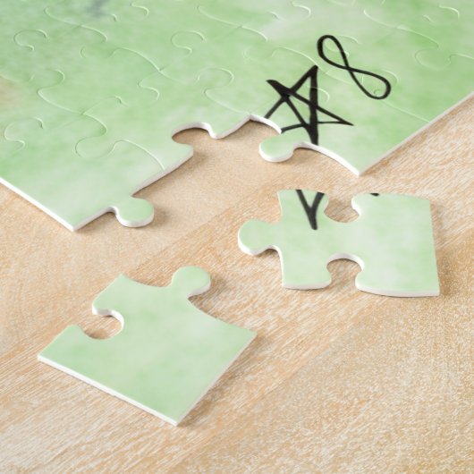 "Rustic motifs" ジグソーパズル (側面)