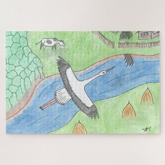 "Rustic motifs" ジグソーパズル (横)