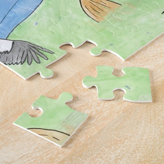 "Rustic motifs" ジグソーパズル (側面)