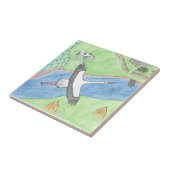 "Rustic motifs" タイル (側面)