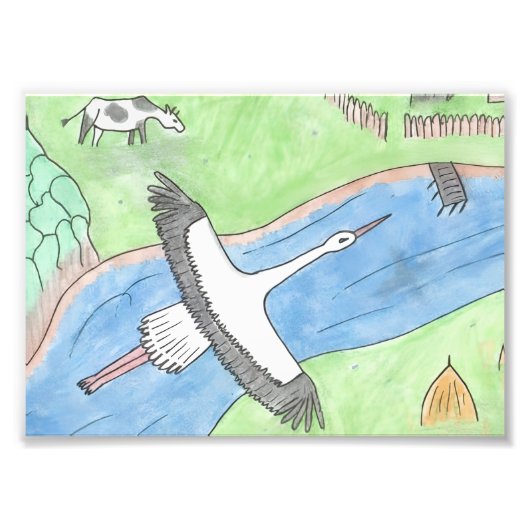 "Rustic motifs" フォトプリント (正面)