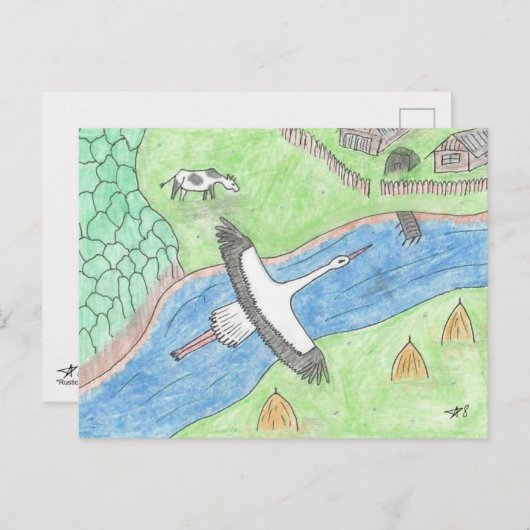 "Rustic motifs" ポストカード (正面/裏面)